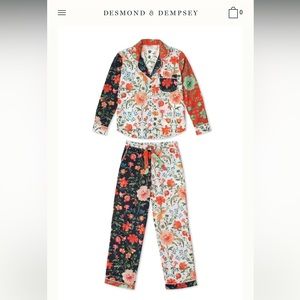 Desmond & Dempsey Persephone Print Pajamas